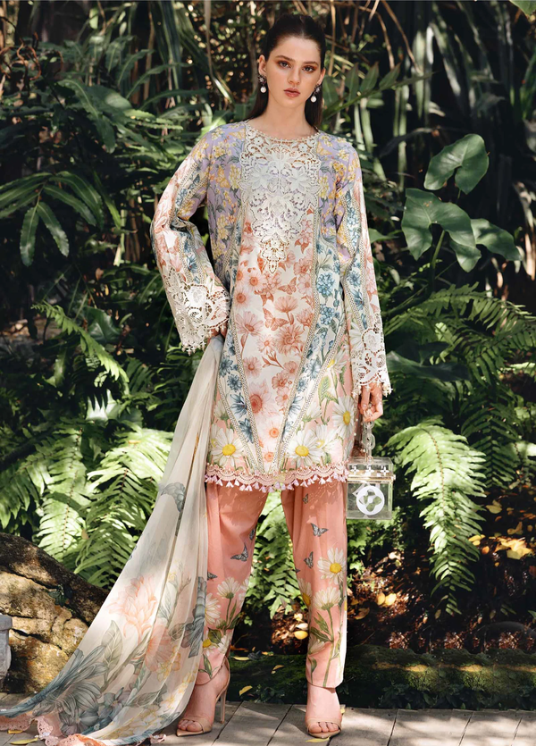 MARIA.B - 3 Piece Embroidered Lawn Suit