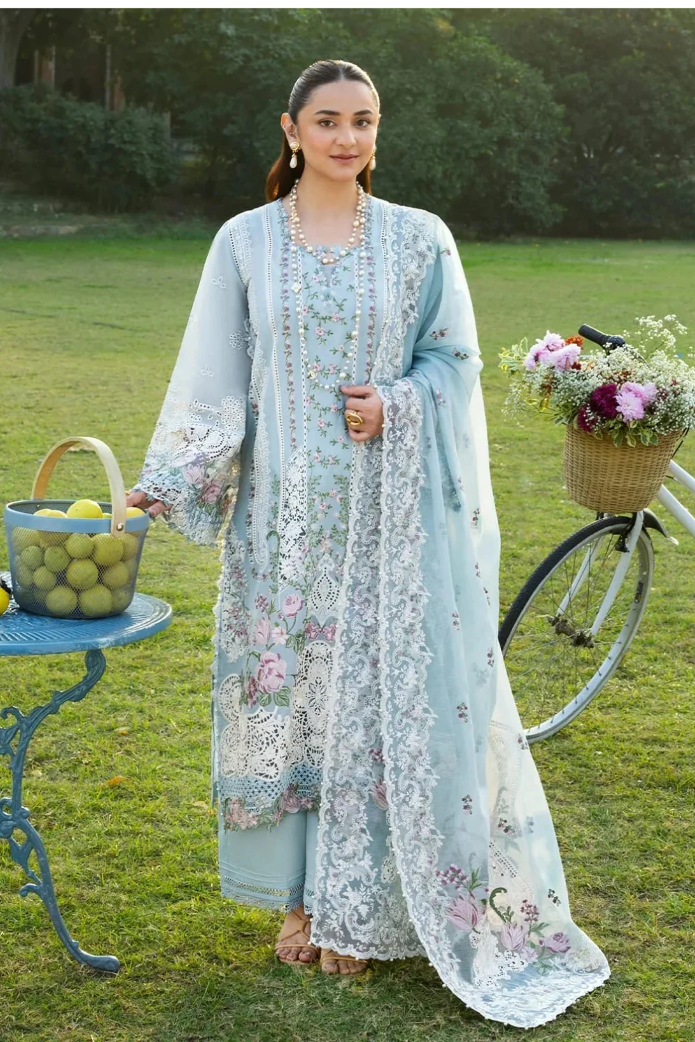 Elaf Premium - 3 Piece Embroidered Lawn Suit