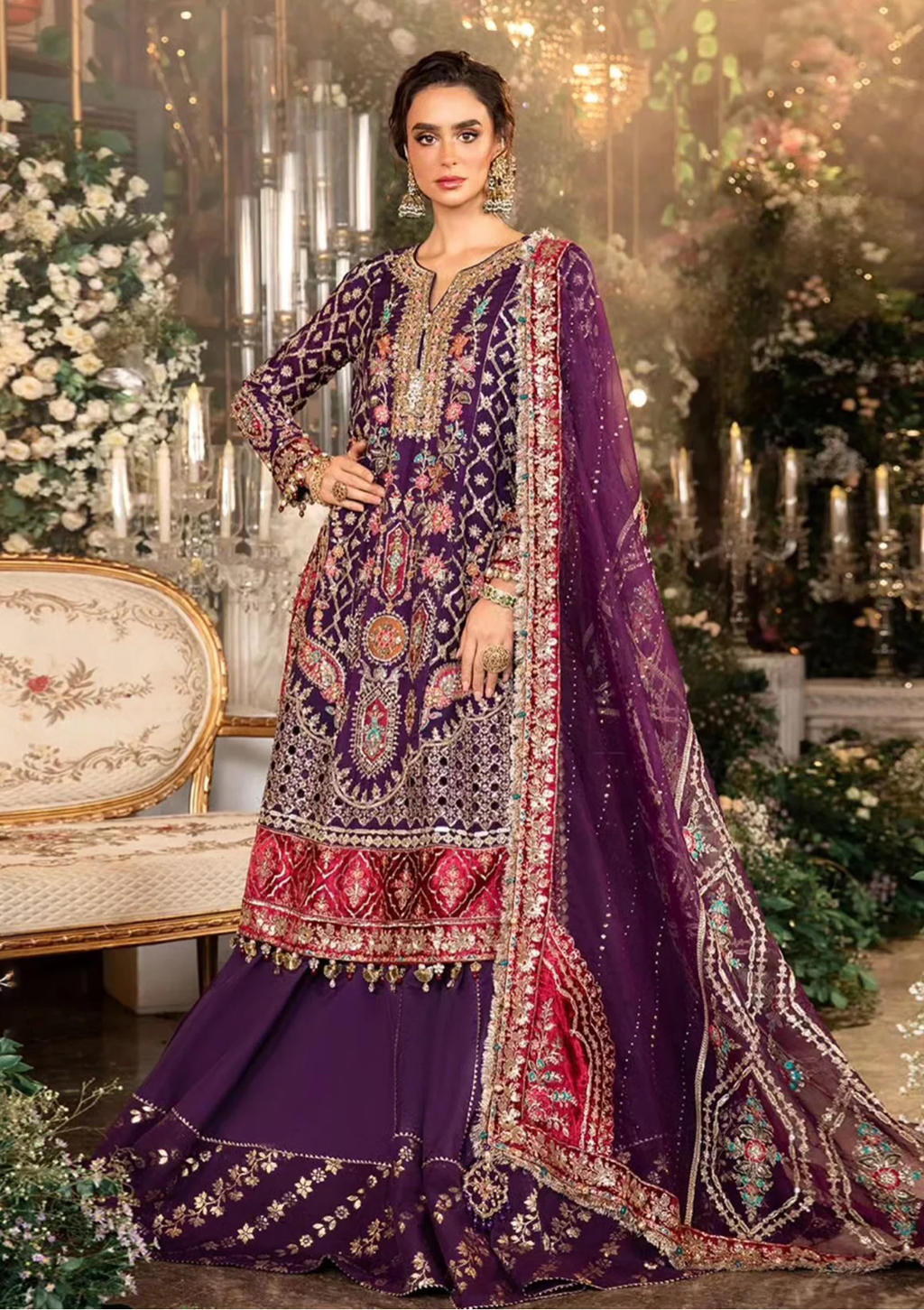 Maria B - 3 Piece Embroidered Lawn Suit
