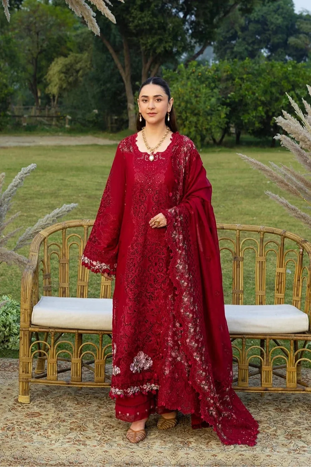 Elaf Premium - 3 Piece Embroidered Lawn Suit