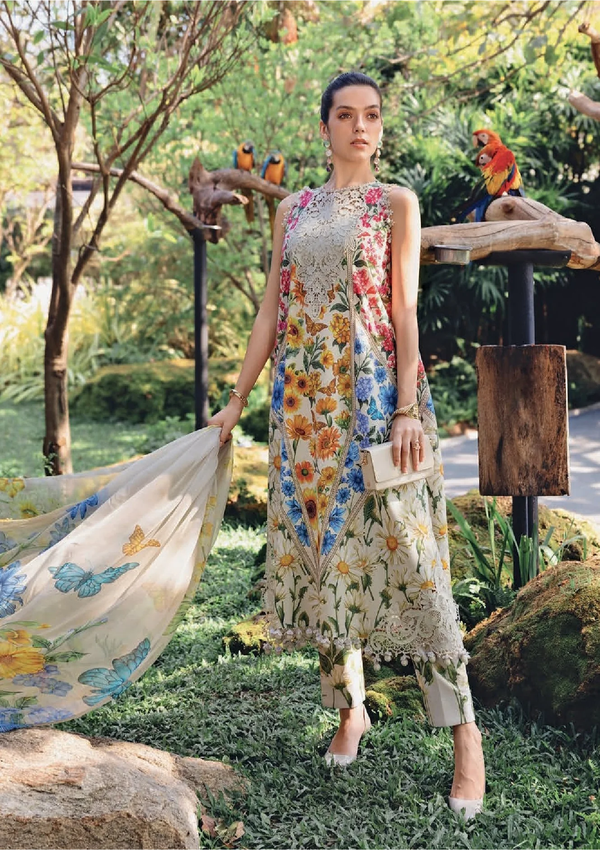 MARIA.B - 3 Piece Embroidered Lawn Suit