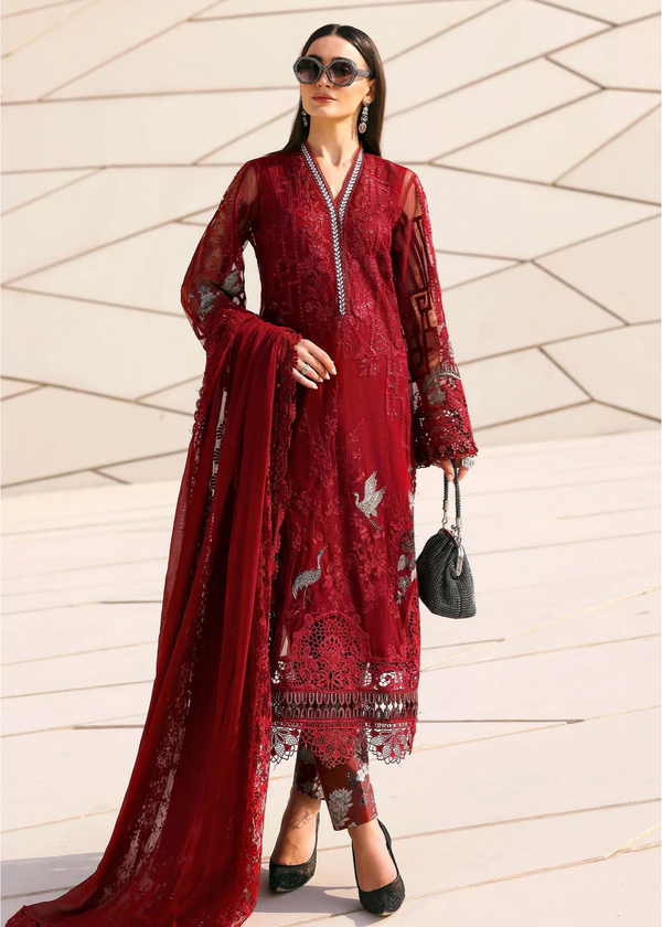 MARIA.B - 3 Piece Embroidered Lawn Suit