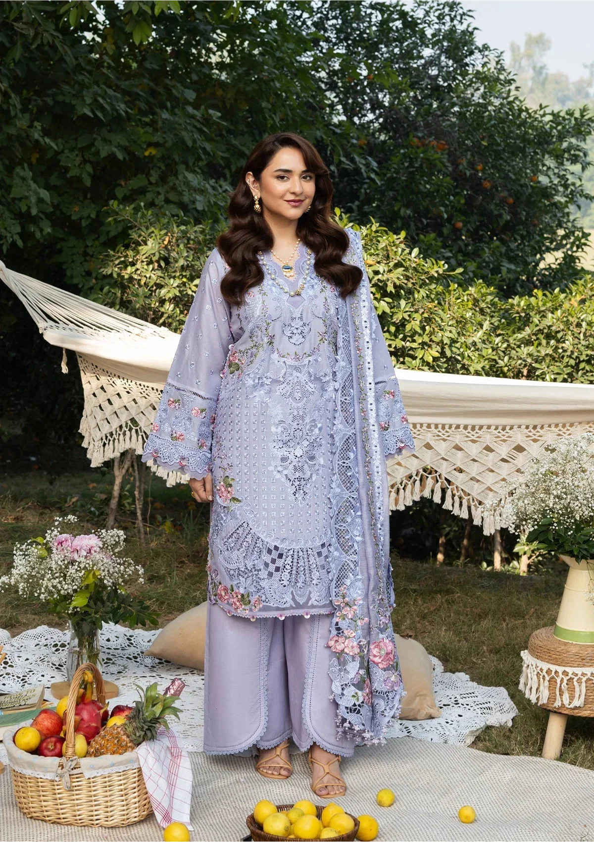 Elaf Premium - 3 Piece Embroidered Lawn Suit
