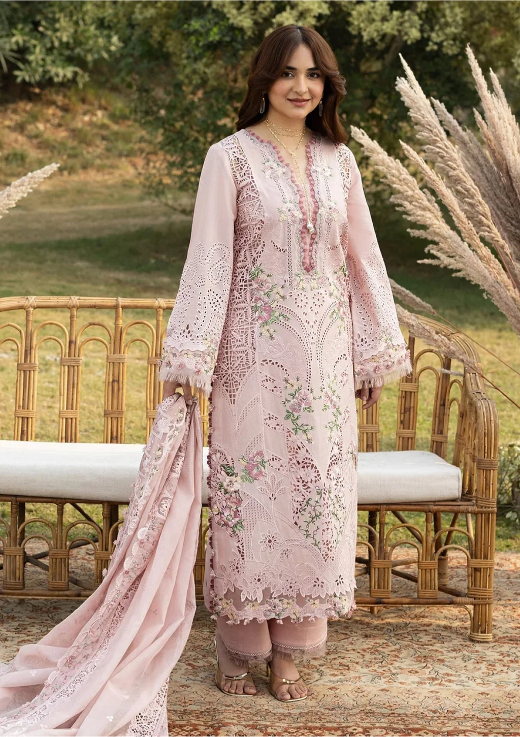 Elaf Premium -  3 Piece Embroidered Lawn Suit