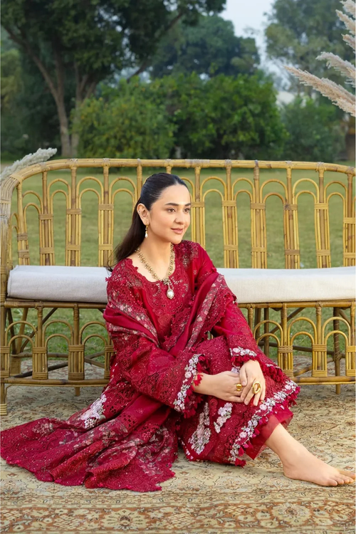 Elaf Premium - 3 Piece Embroidered Lawn Suit