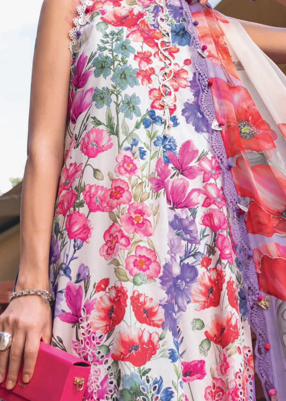 MARIA.B - 3 Piece Embroidered Lawn Suit