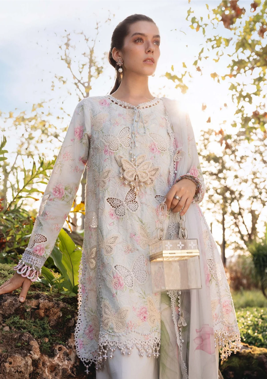 MARIA.B - 3 Piece Embroidered Lawn Suit