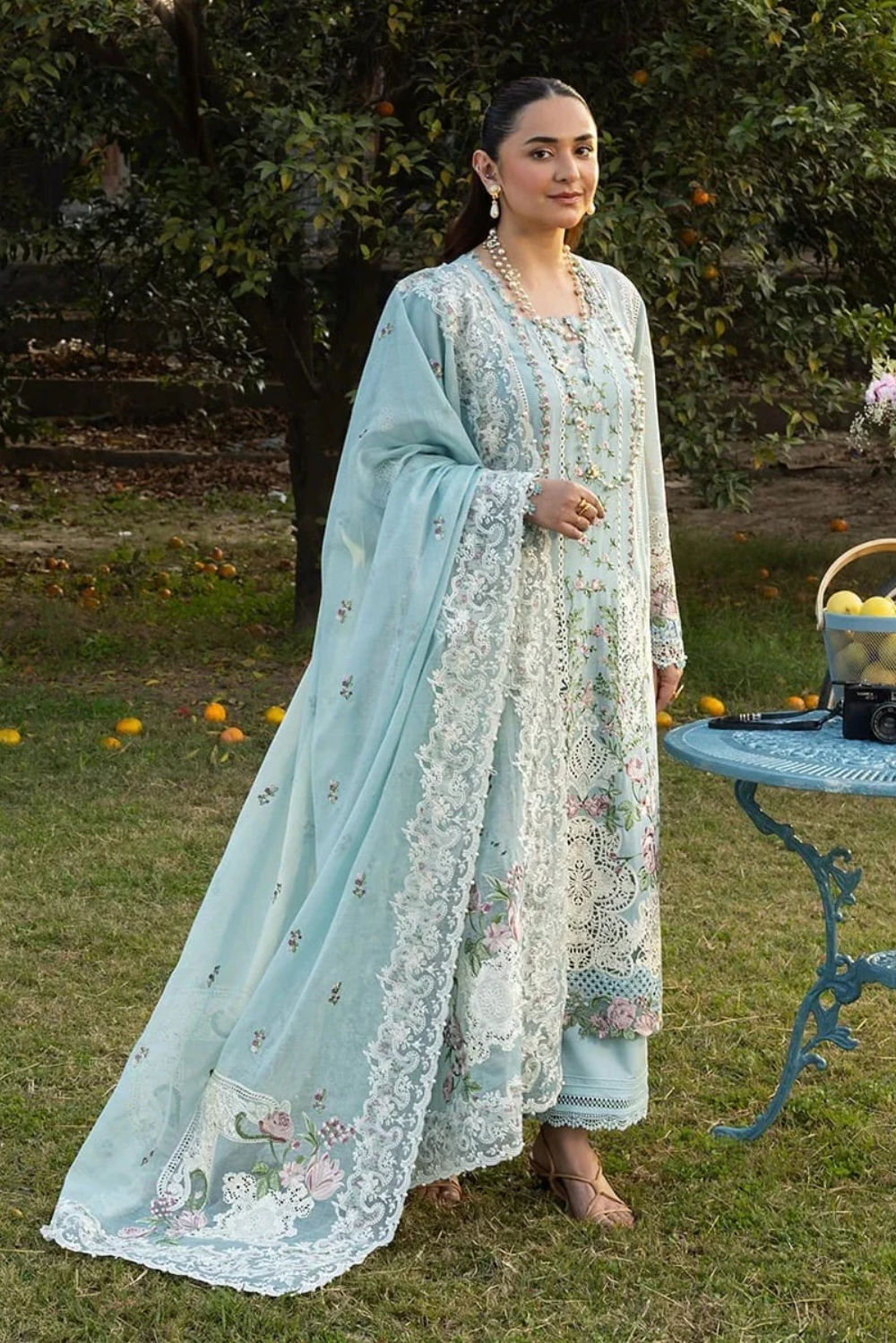 Elaf Premium - 3 Piece Embroidered Lawn Suit