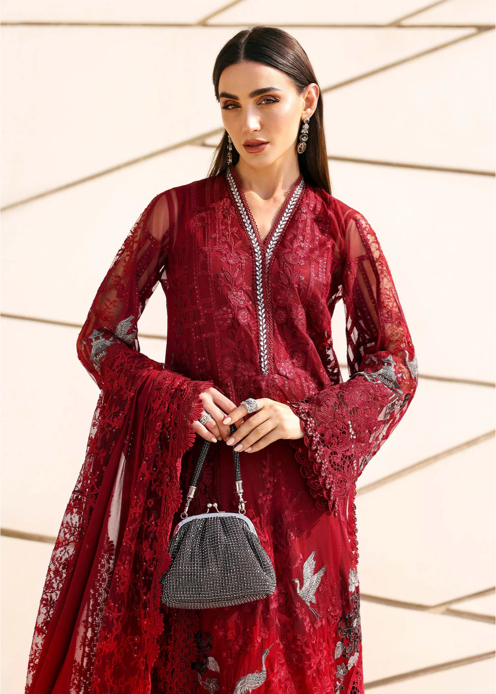 MARIA.B - 3 Piece Embroidered Lawn Suit