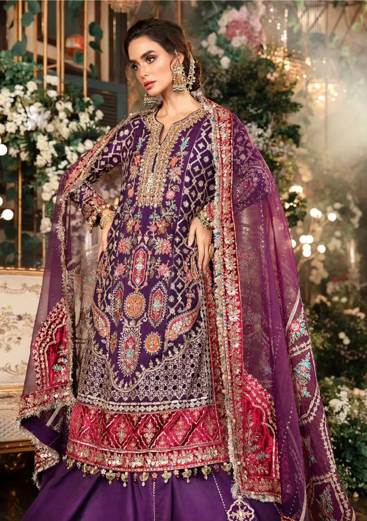 Maria B - 3 Piece Embroidered Lawn Suit