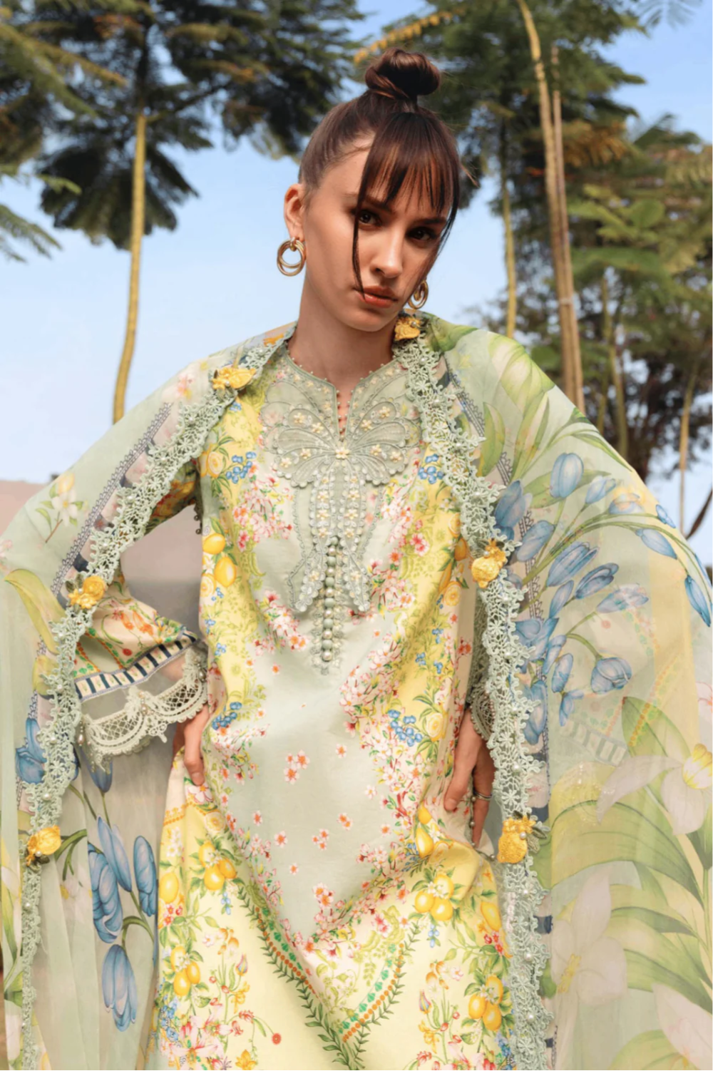 MARIA.B - 3 Piece Embroidered Lawn Suit
