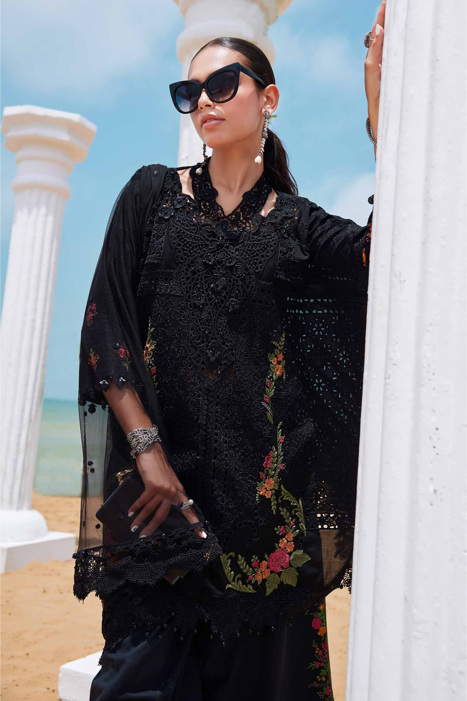 Maria B - 3 Piece Embroidered Lawn Suit