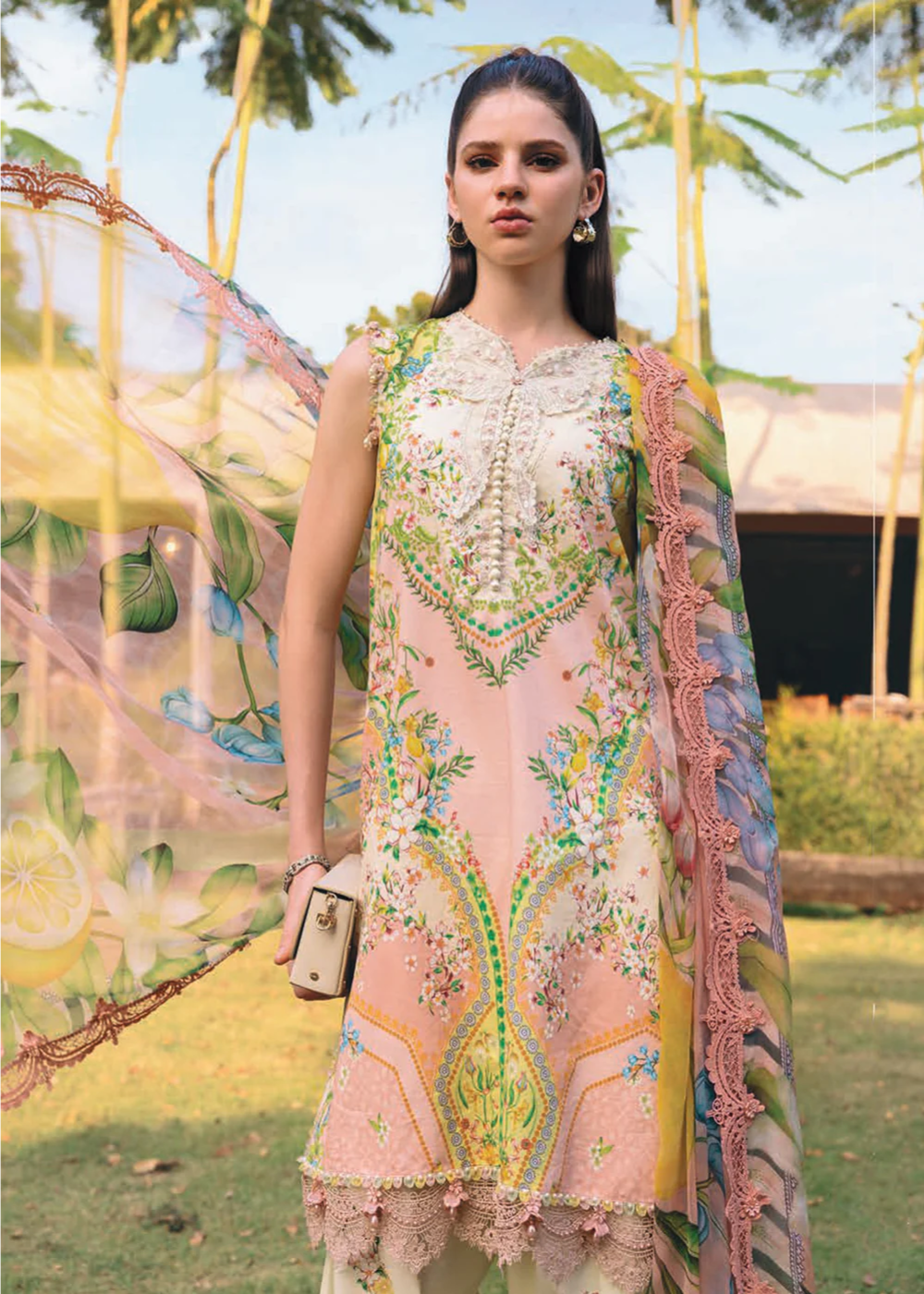 MARIA.B - 3 Piece Embroidered Lawn Suit