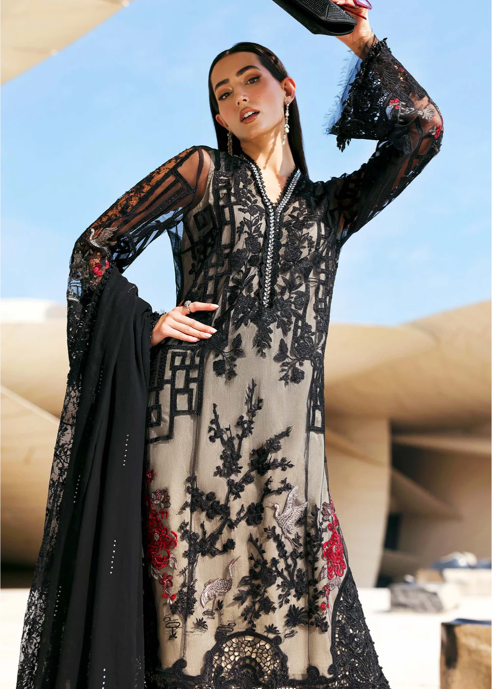 MARIA.B - 3 Piece Embroidered Lawn Suit