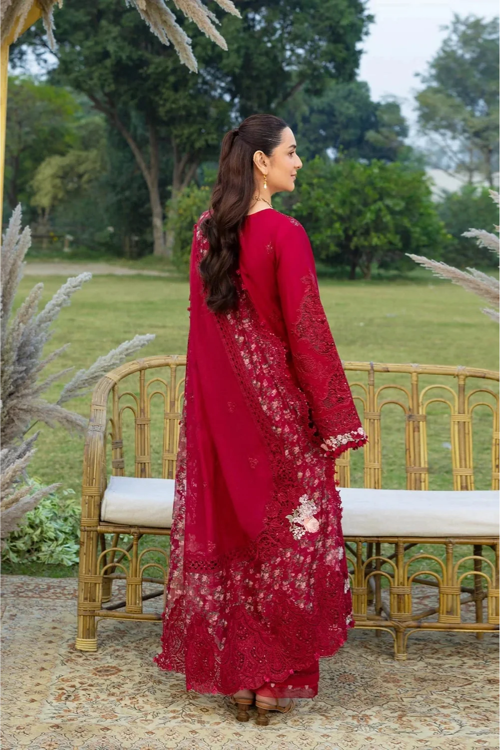 Elaf Premium - 3 Piece Embroidered Lawn Suit