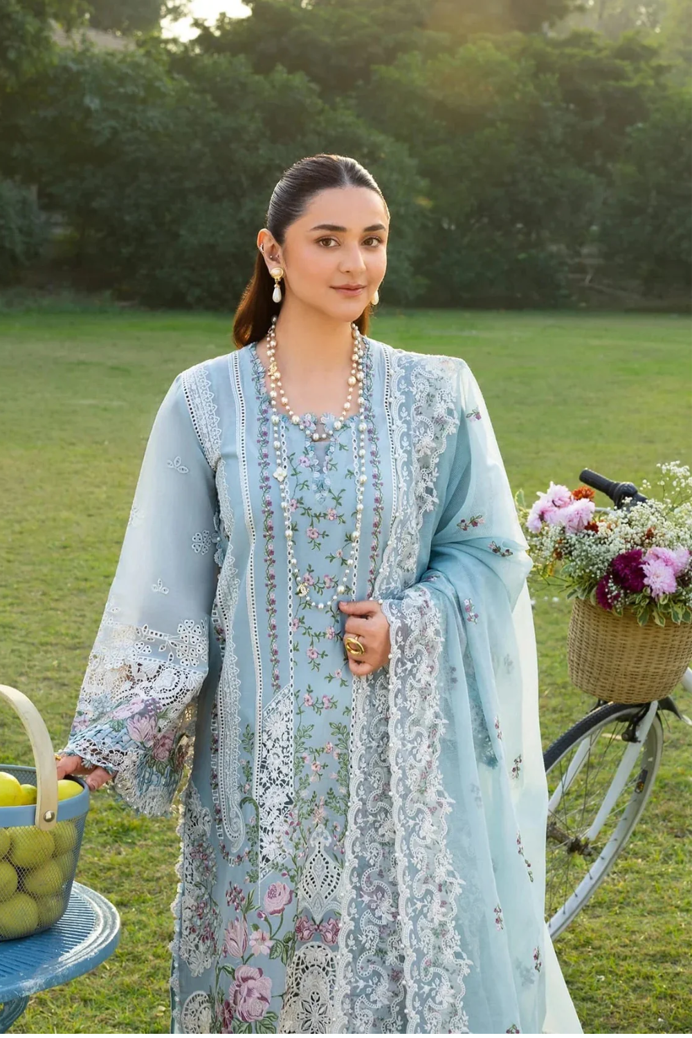 Elaf Premium - 3 Piece Embroidered Lawn Suit