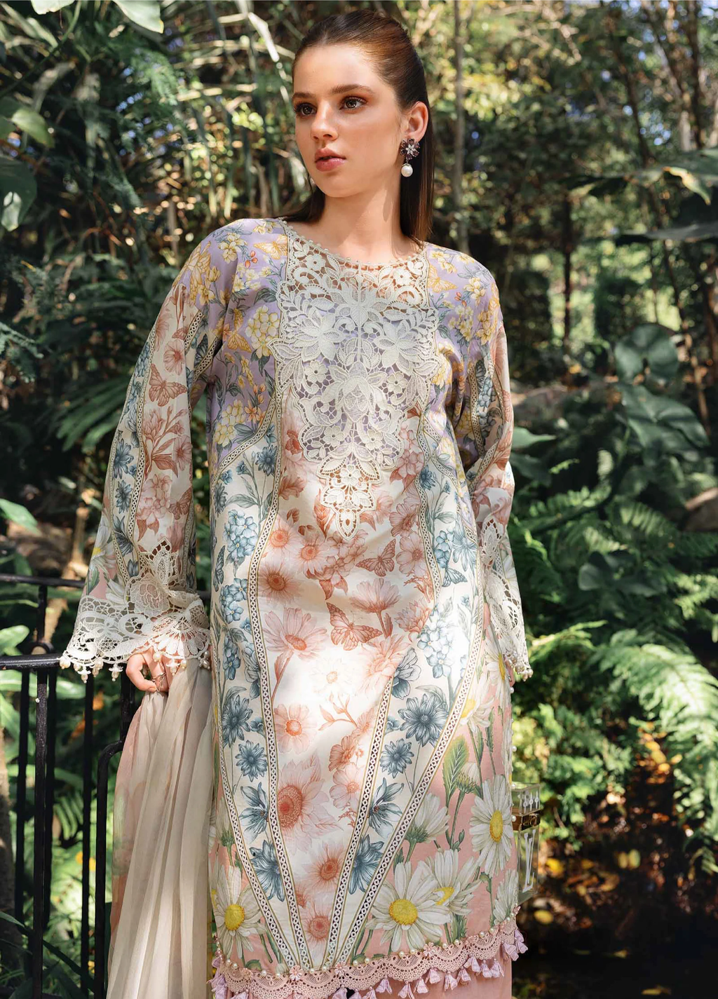 MARIA.B - 3 Piece Embroidered Lawn Suit