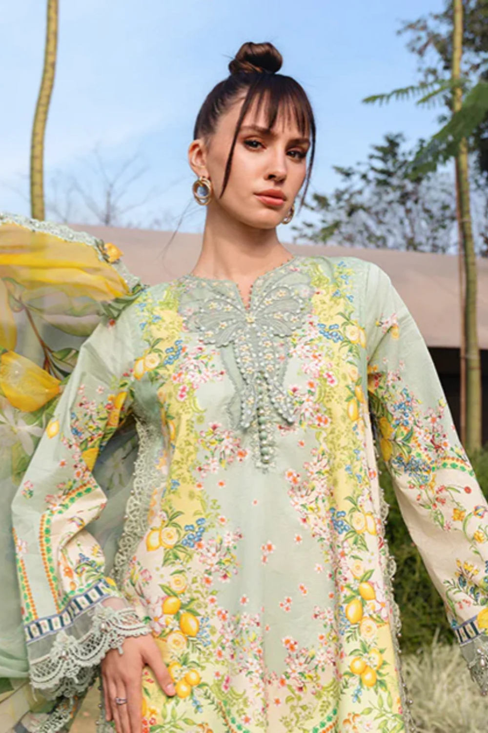 MARIA.B - 3 Piece Embroidered Lawn Suit