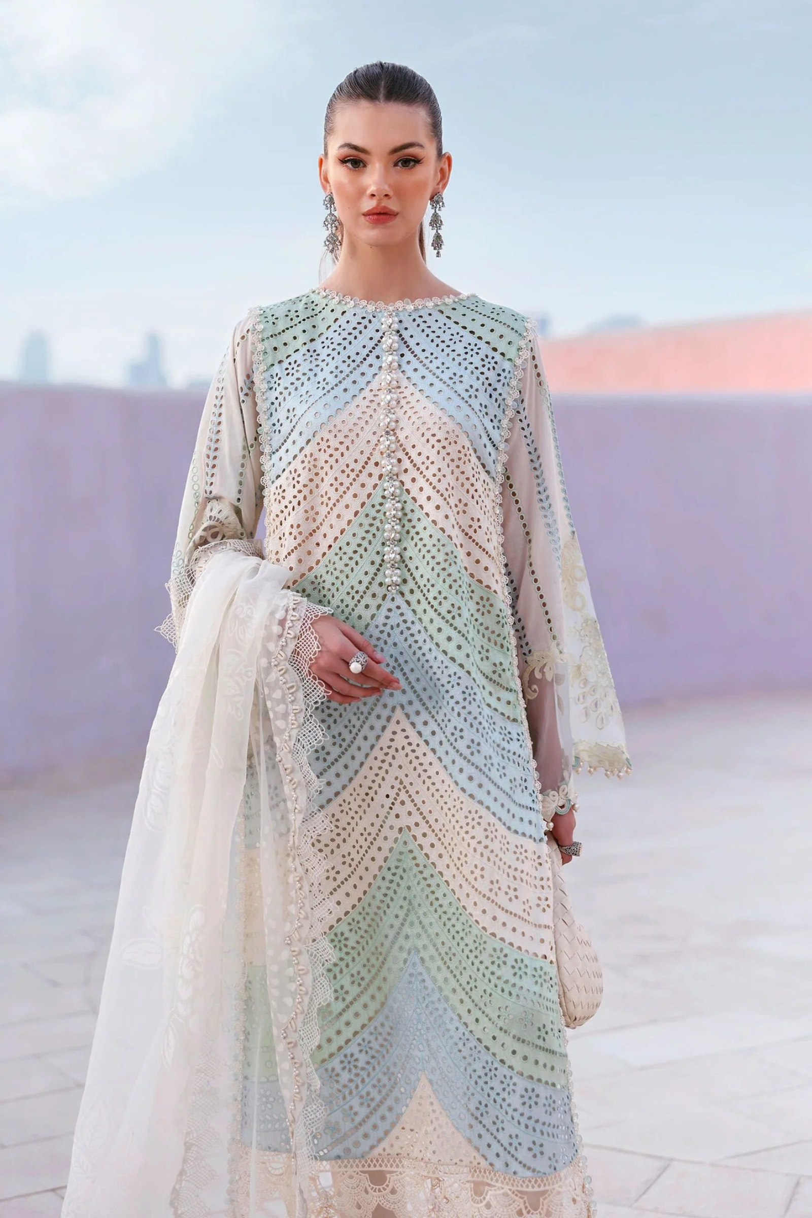 MARIA.B - 3 Piece Embroidered Lawn Suit