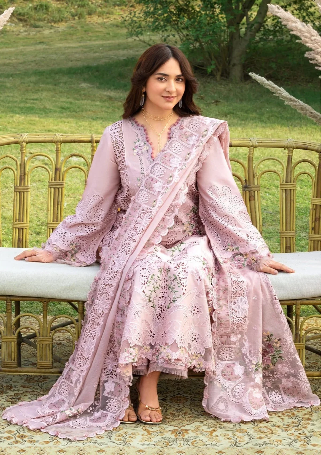 Elaf Premium -  3 Piece Embroidered Lawn Suit