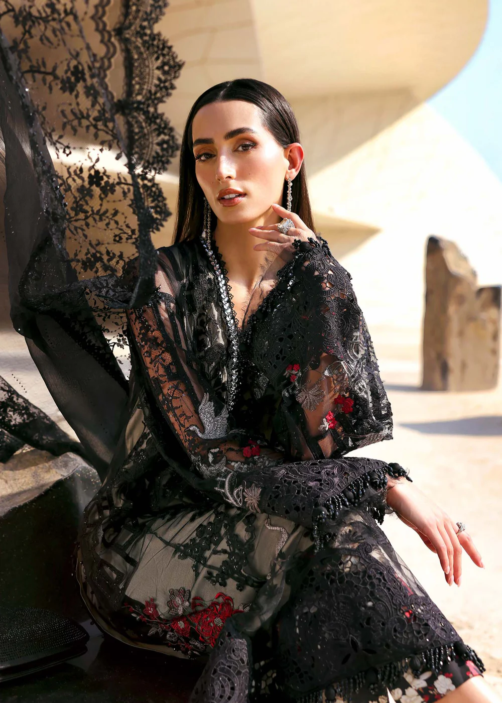 MARIA.B - 3 Piece Embroidered Lawn Suit