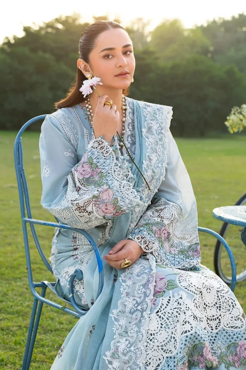 Elaf Premium - 3 Piece Embroidered Lawn Suit