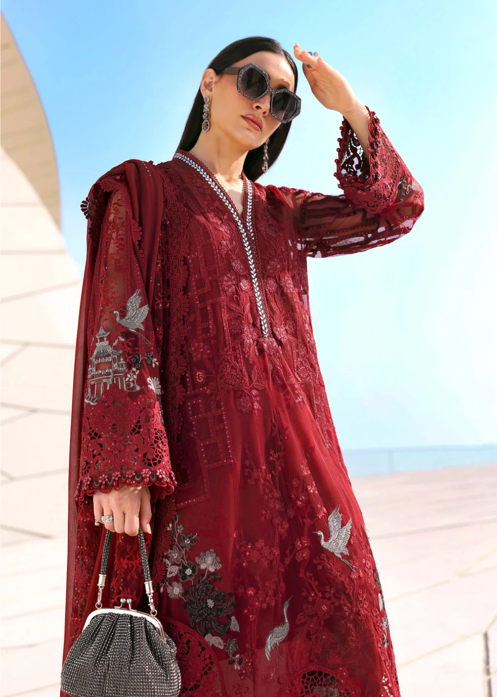 MARIA.B - 3 Piece Embroidered Lawn Suit